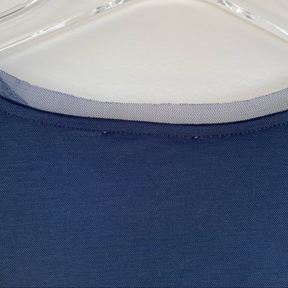 Zara Blue Top with short sleeves - Picture 8 of 13